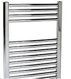 GRZEJNIK łazienkowy 40x70 CHROM prosty drabinka 216W 90°C